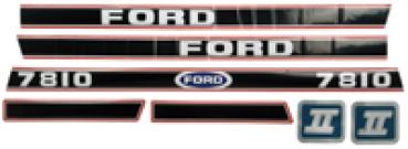 Aufkleber Ford Typenschild Aufklebersatz 7810 ab 1986