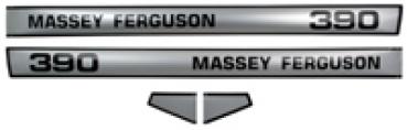 Aufkleber Satz Typenschild Massey Ferguson MF 390